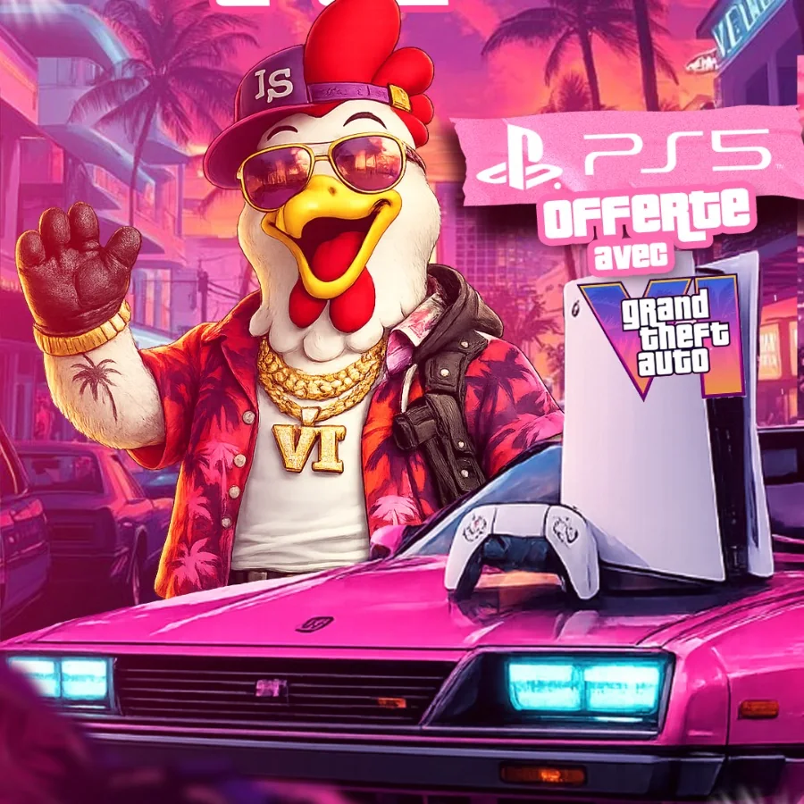 Cadeau offert : PlayStation 5 avec GTA